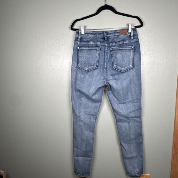 Judy Blue Jeans Womens 13/31 Blue High Rise Skinny Fit Stretch JB82190LT (31x29) - Picture 5 of 12